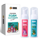 NOHOO dentifrice en mousse avec pompe, facile à utiliser pour les enfants.