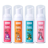 NOHOO dentifrice mousse saveur fraise, routine ludique pour enfants