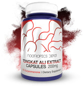 Nootropics Depot Tongkat Ali Extrait bouteille, énergie et vitalité potentielles.