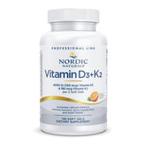 Nordic Naturals D3K2, capsules molles orange, soutien potentiel à l'équilibre calcique et à l'immunité.