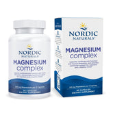 Nordic Naturals Magnesium Complex – bouteille face, soutien potentiel énergie et détente.