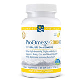 ProOmega 2000-D Nordic Naturals dans une bouteille citron, soutien potentiel pour le cœur.