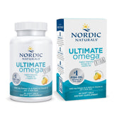 Nordic Naturals Ultimate Omega Xtra bouteille citron, soutien potentiel cœur et cerveau.