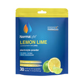 NormaLyte pochette électrolyte citron vert pour hydratation rapide.