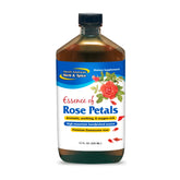 Essence de pétales de rose North American Herb & Spice en bouteille, parfum apaisant pour le soin quotidien.