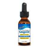 Gingerol de North American Herb & Spice, huile de gingembre en bouteille, arôme piquant idéal pour digestion légère.