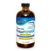 PolarPower: bouteille huile saumon sockeye, source d'oméga-3 pour le quotidien.