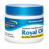 Bouteille Royal Oil NORTH AMERICAN HERB & SPICE prête à l’usage quotidien.