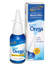 SinuOrega de NORTH AMERICAN HERB & SPICE, bouteille spray nasal, pourrait favoriser une respiration plus aisée
