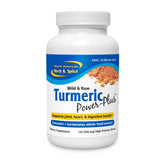 NORTH AMERICAN HERB & SPICE Turmeric Power-Plus: bouteille et gélules, soutien digestif potentiel