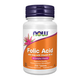 NOW Foods Acide folique 800 mcg – bouteille, usage quotidien possible pour le soutien du métabolisme