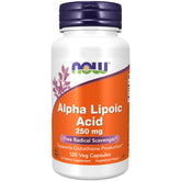 NOW Foods Alpha-Lipoïque 250 mg – gélules végétales pour soutien antioxydant quotidien.