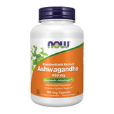NOW Foods Ashwagandha capsules 450 mg – gélules pour soutien adaptogène quotidien