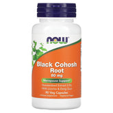 NOW Foods Black Cohosh flacon – soutien ménopause potentiel