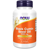 NOW Foods huile de nigelle en bouteille; potentiel soutien du système cardio-vasculaire