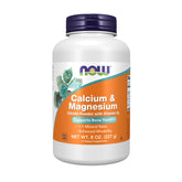 NOW Foods calcium et magnésium citrate en bouteille, poudre prêt à mélanger pour le soutien osseux potentiel.