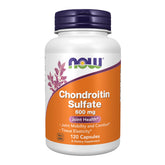 NOW Foods Chondroitin Sulfate 600 mg, bouteille frontale peut soutenir la mobilité articulaire au quotidien