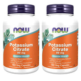 NOW Foods Citrate de Potassium 99 mg – flacon de gélules, soutien nutritionnel quotidien.