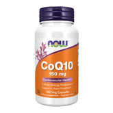 NOW Foods CoQ10: Bouteille 150 mg, soutien potentiel à l'énergie cellulaire.