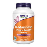 NOW Foods D-Mannose, bouteille vegan, soutien potentiel du tractus urinaire.