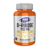 NOW Foods D-Ribose 750 mg, bouteille prête à l'emploi pour l'énergie