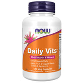 NOW Foods Daily Vits – flacon avec mélange fruits et légumes, usage quotidien possible