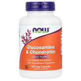 NOW Foods Glucosamine et Chondroïtine, bouteille, soutien potentiel des articulations