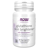 NOW Foods Glutathione Skin Brightener emballage: packaging élégant et informatif.
