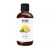 NOW Foods huile citron bouteille: parfum frais et énergisant pour aromathérapie.