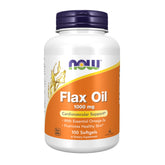 NOW Foods huile de lin, bouteille: source naturelle d’oméga-3 pour l’usage quotidien.