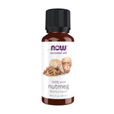 NOW Foods Muscade – bouteille d'huile essentielle prête à diffuser pour énergie.