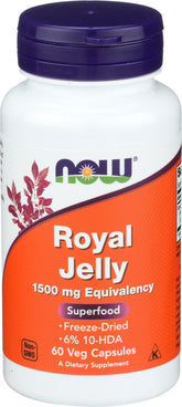 NOW Foods Jelly 1500Mg, boite 60 gelules, pratique pour une prise quotidienne