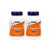 NOW Foods L-Cystéine 500 mg pack de 2 boîtes soutient potentiel du métabolisme des protéines