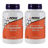 NOW Foods L-Tryptophane 1000 mg, boîte 60, soutien potentiel relaxation et sommeil.