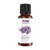 NOW Foods Lavande huile - bouteille compacte, idéale pour diffusion relaxante à domicile.