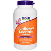 NOW Foods Lécithine de Tournesol – bouteille, capsules molles riches en phospholipides pour l’émulsification.