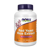 NOW Foods levure rouge riz, emballage des comprimés, utilisation pratique au quotidien.