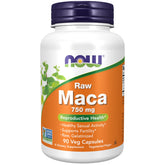 NOW Foods Maca 750 mg – capsules dans bouteille: soutien potentiel à l'activité sexuelle.