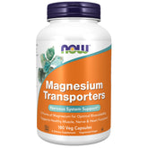 NOW Foods Magnésium Transporteurs, capsules végétales, absorption potentielle améliorée