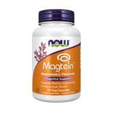 NOW Foods Magtein – bouteille de capsules prête à être utilisée pour le soutien cognitif potentiel.