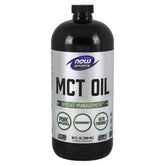 NOW Foods MCT Oil, bouteille, énergie rapide pour le café et les smoothies