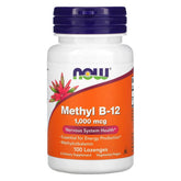NOW Foods Méthyl B-12 1000 mcg – bouteille visible, format pratique au quotidien
