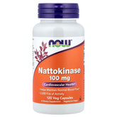 NOW Foods Nattokinase 100 mg bouteille, soutien potentiel d'une routine bien-être