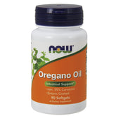 NOW Foods Oregano Oil entérique – gélules avec libération ciblée dans l'intestin.