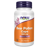 NOW Foods pollen d'abeille, flacon 100 capsules, soutien naturel à l'énergie.