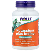 NOW Foods Potassium Plus Iodine – bouteille: dosage pratique pour le quotidien