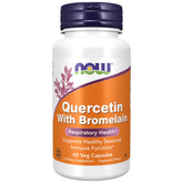 NOW Foods Quercétine Bromélaïne – capsules: soutien immunitaire et respiration équilibrée