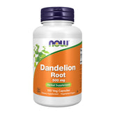 NOW Foods Racine dandelion 500 mg : bouteille pratique pour l'usage quotidien.