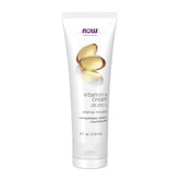NOW Foods Solutions Crème Vitamine E 28 000 UI, pot; hydratation profonde.
