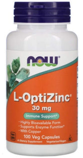 Capsules Now Foods SPO Optizinc en cuivre, biodisponibilité élevée pour utilisation quotidienne.